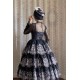 Miss Point Point Garden Embroidered Tiered JSK(Reservation/3 Colours/Full Payment Without Shipping)